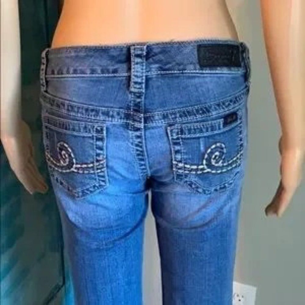 Seven7 Jeans Size 26 ankle‎ thick stitch low rise